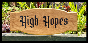 Hardwood House Sign