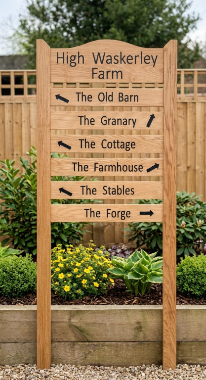 Hardwood House Sign